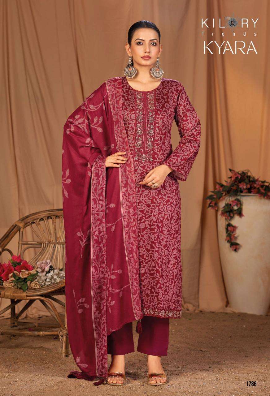 Kilory trends kyara Ladies dress material wholesalers in Delhi