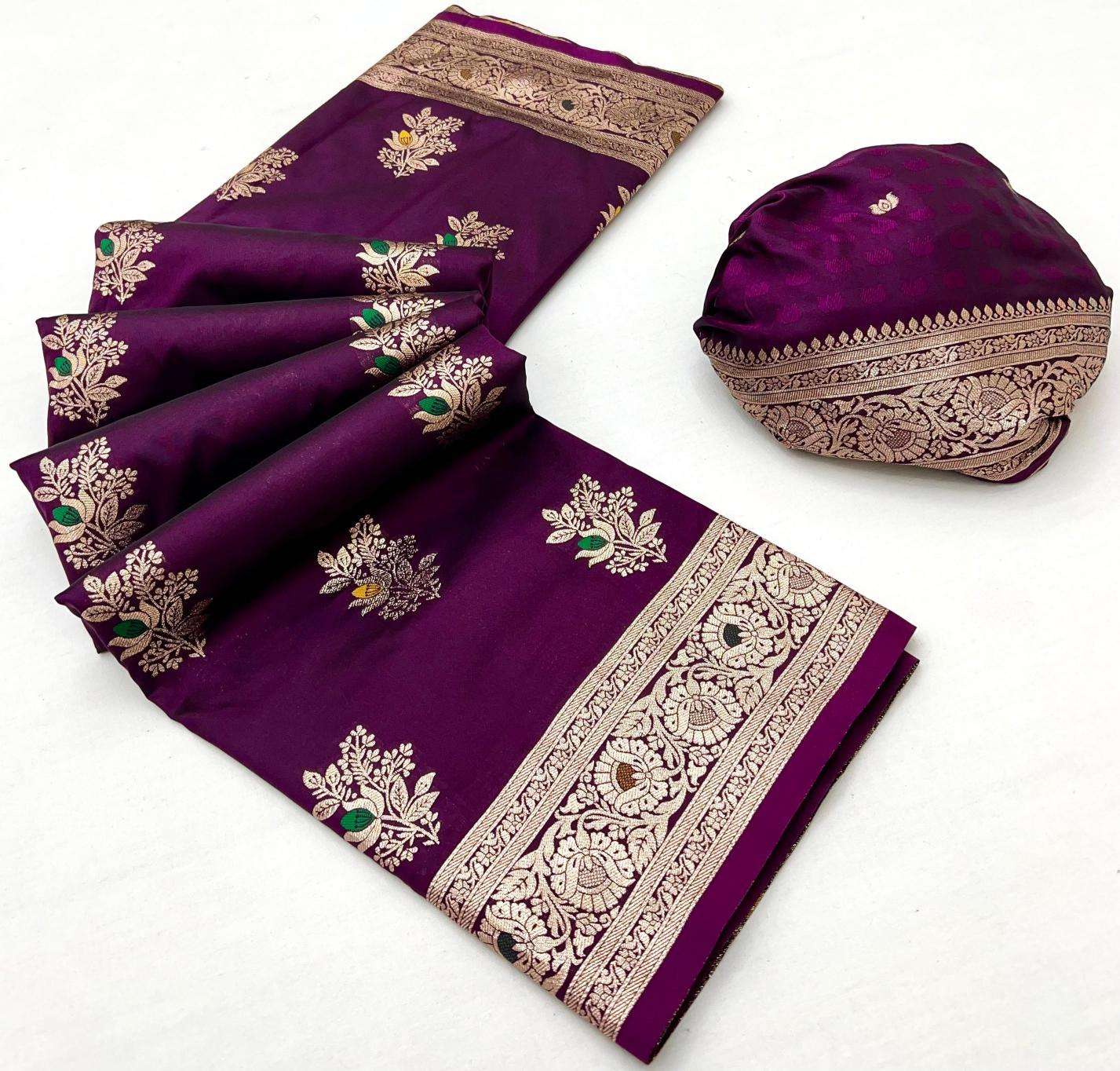 Krishnavi festival special soft banarasi silk Designer saree wholesalers