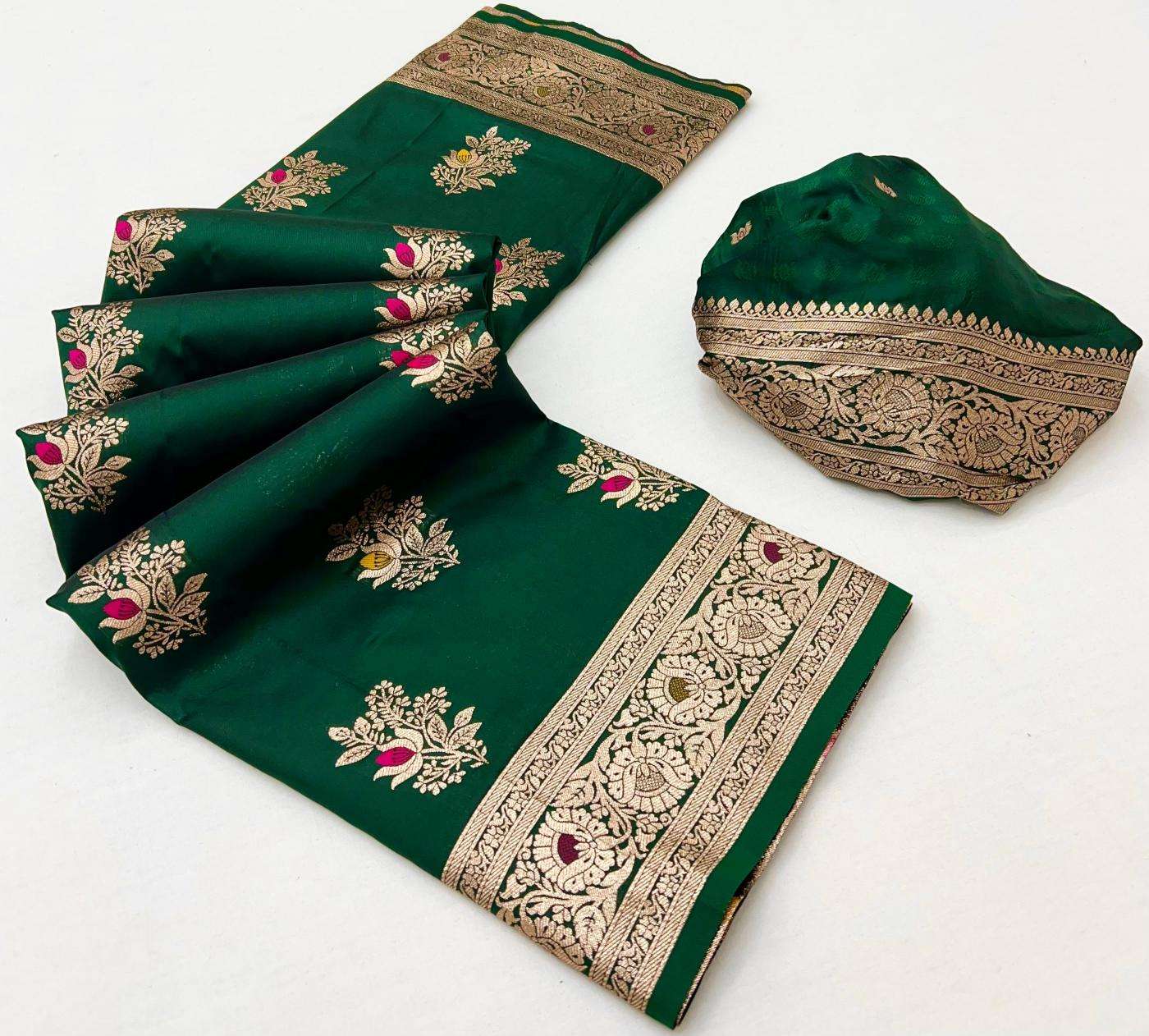 Krishnavi festival special soft banarasi silk Designer saree wholesalers
