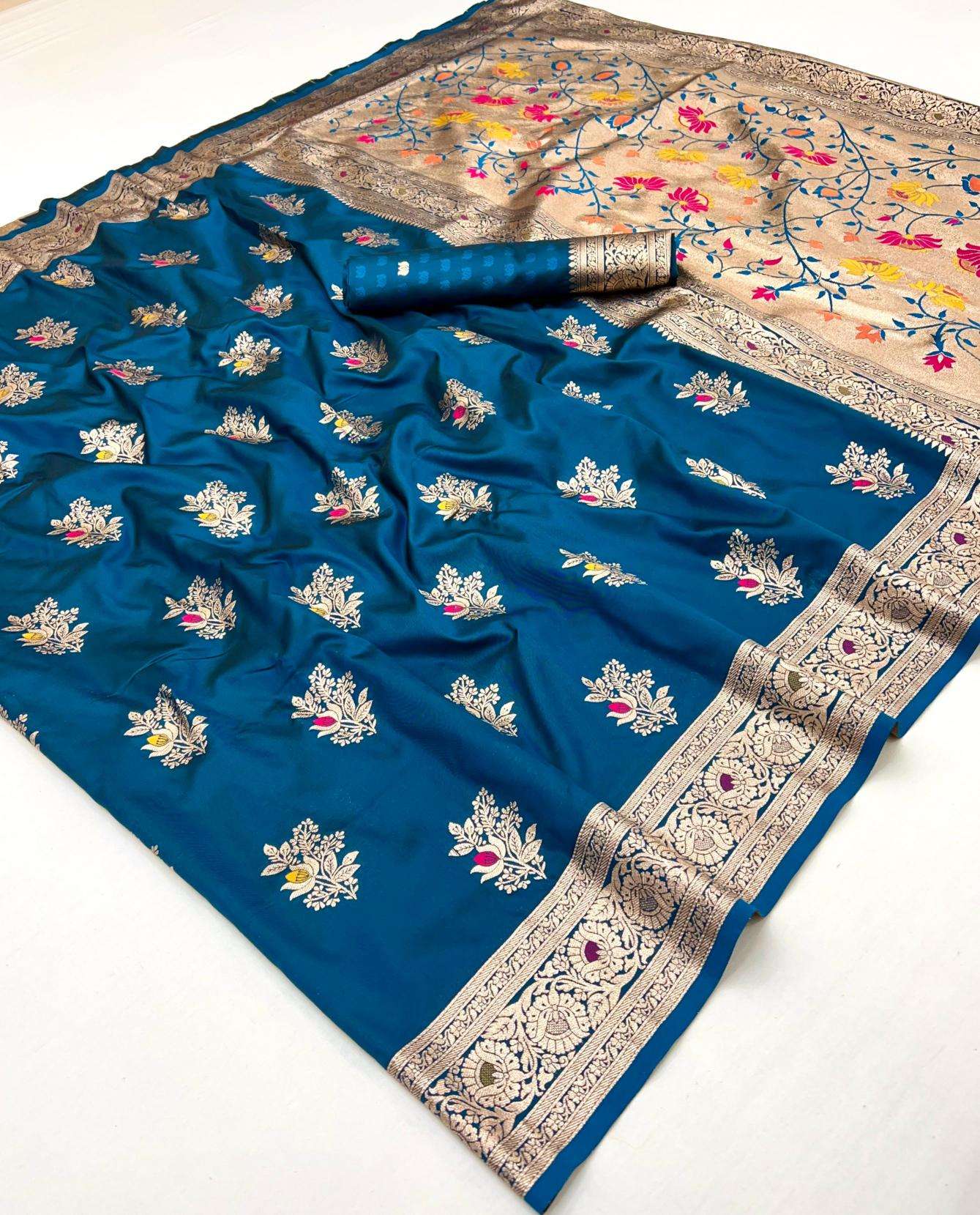 Krishnavi festival special soft banarasi silk Designer saree wholesalers