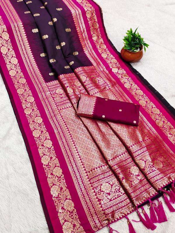 Krishnavi janmashtami special soft banarasi silk Indian saree manufacturers