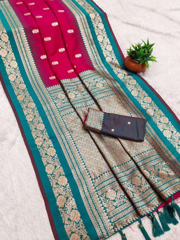 Krishnavi janmashtami special soft banarasi silk Indian saree manufacturers