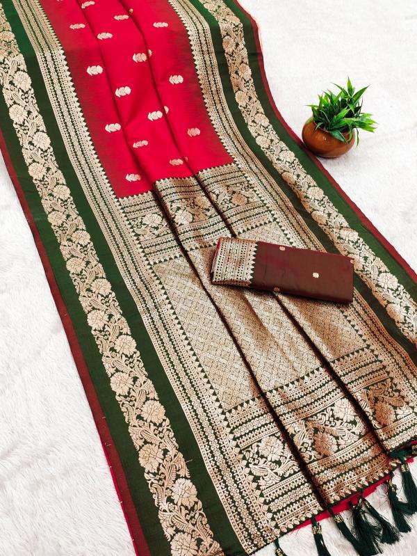 Krishnavi janmashtami special soft banarasi silk Indian saree manufacturers