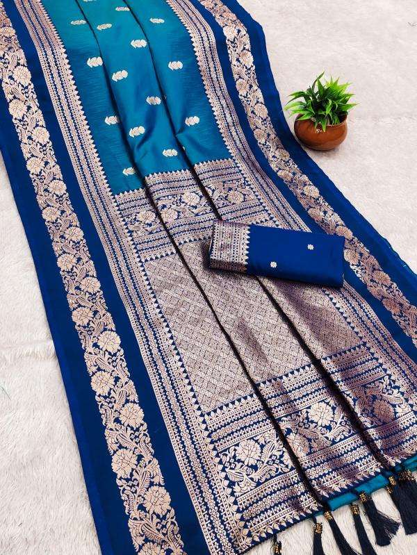 Krishnavi janmashtami special soft banarasi silk Indian saree manufacturers
