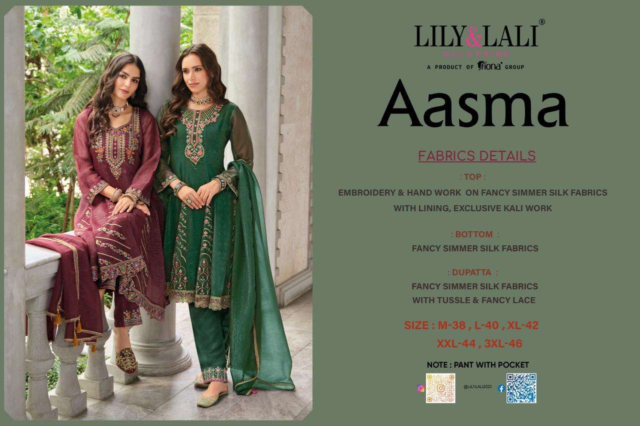 Lily & lali aasma Designer kurtis wholesale Surat