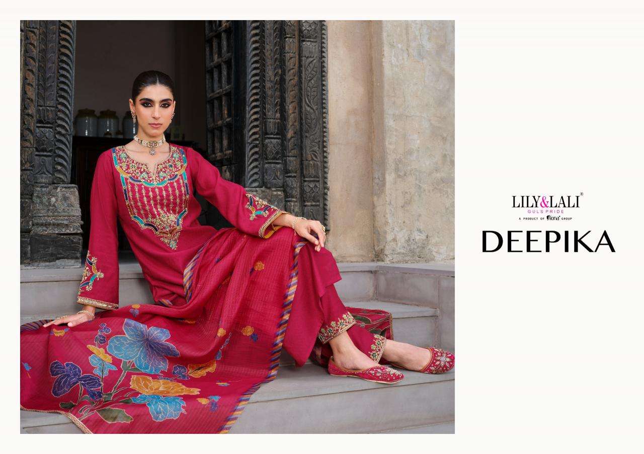 Lily & lali deepika silk 3 Designer kurtis wholesale in Delhi