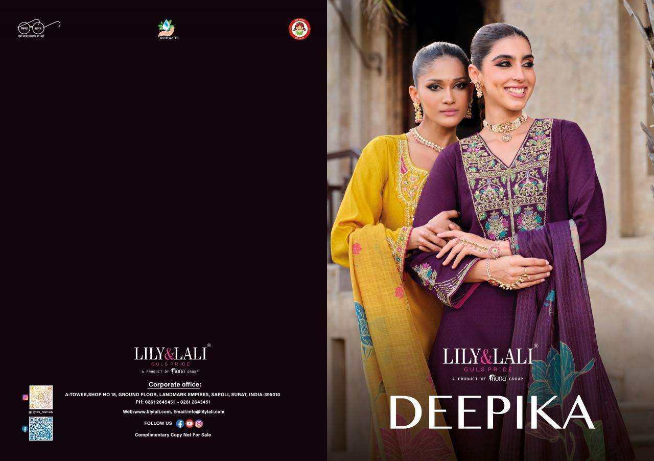 Lily & lali deepika silk 3 Designer kurtis wholesale in Delhi