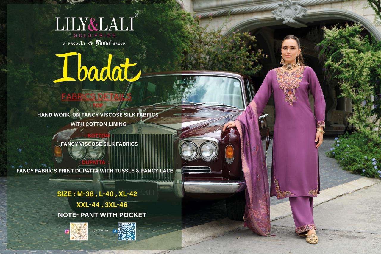 Lily & lali Ibadat 3 Latest kurti designs in Kolkata