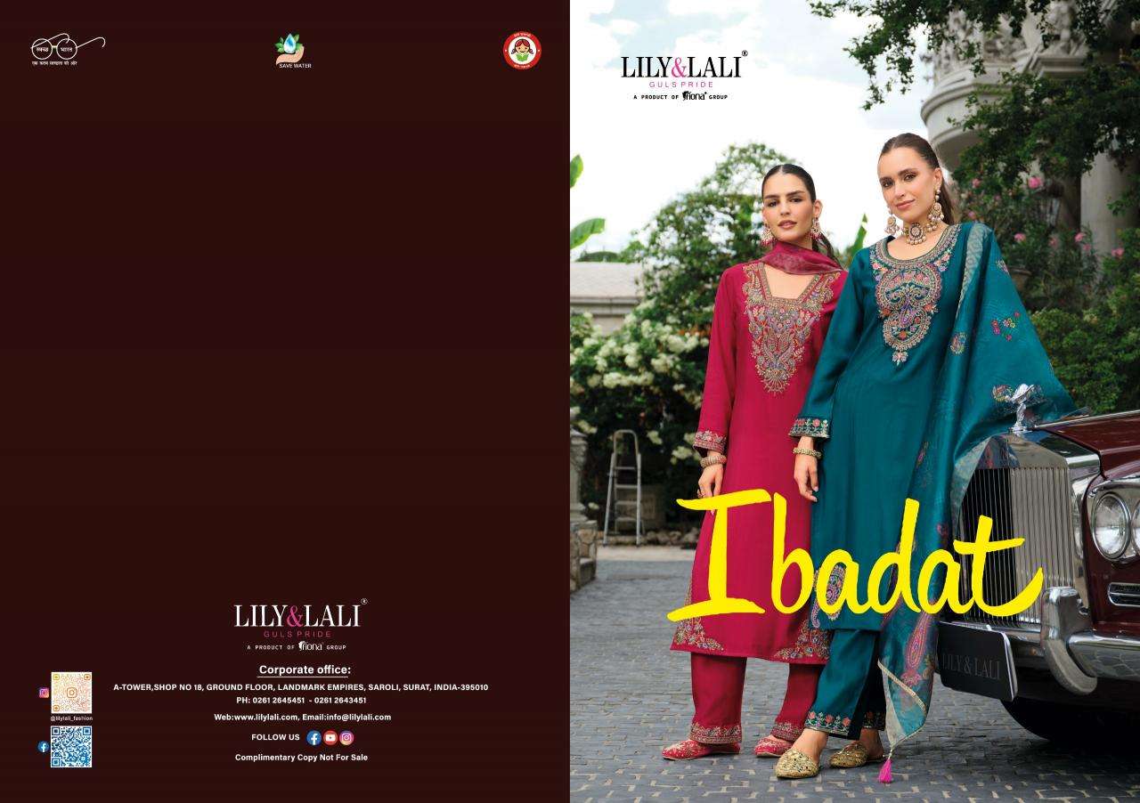 Lily & lali Ibadat 3 Latest kurti designs in Kolkata