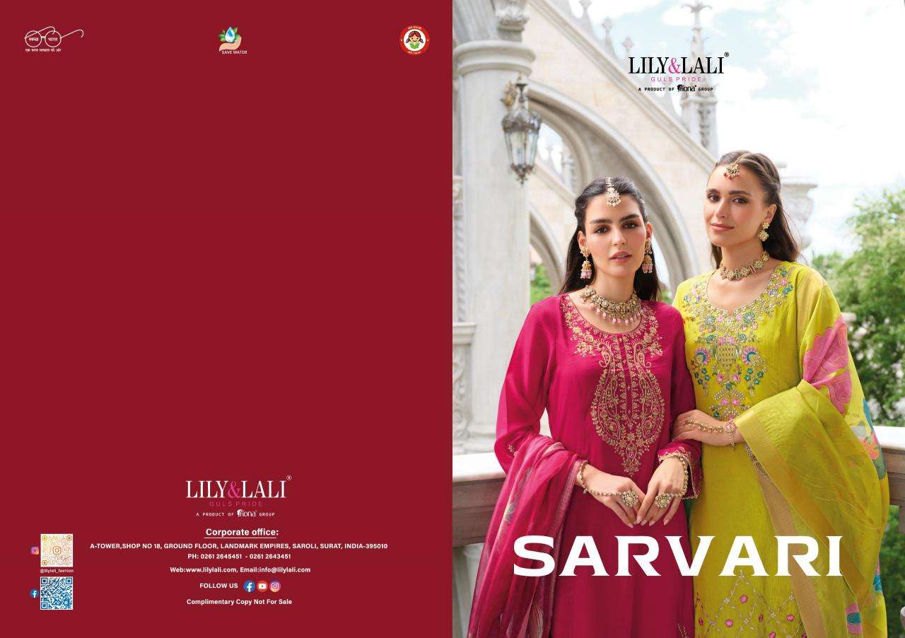 Lily & lali sarvari  Kurtis for wedding season