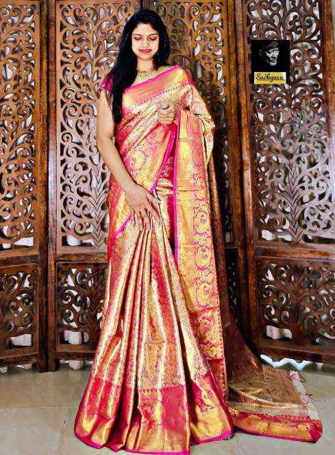 Malhar kanjivaram pattu silk Wholesale Saree Market in India