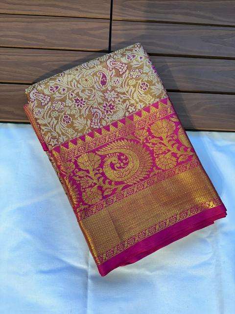 Malhar kanjivaram pattu silk Wholesale Saree Market in India