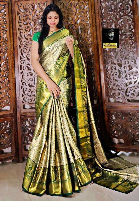 Malhar kanjivaram pattu silk Wholesale Saree Market in India