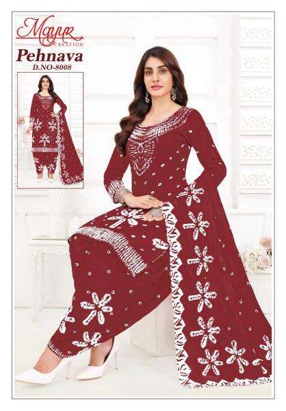 Mayur pehnava vol-8 Unstitched dress material in Hyderabad