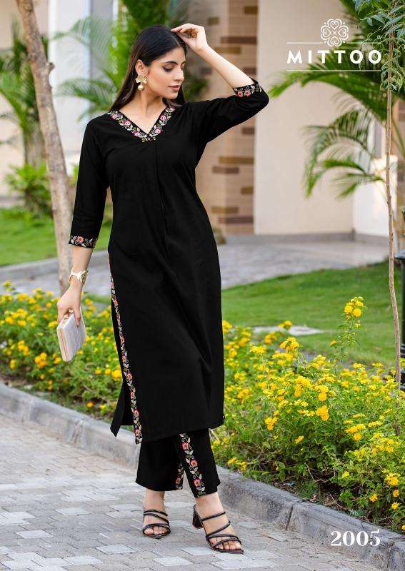 Mittoo ansuya coord set Surat wholesale kurti market