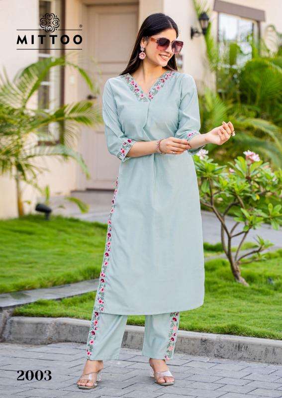 Mittoo ansuya coord set Surat wholesale kurti market