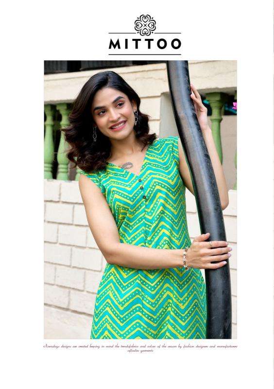 Mittoo saffron Kurtis in bulk