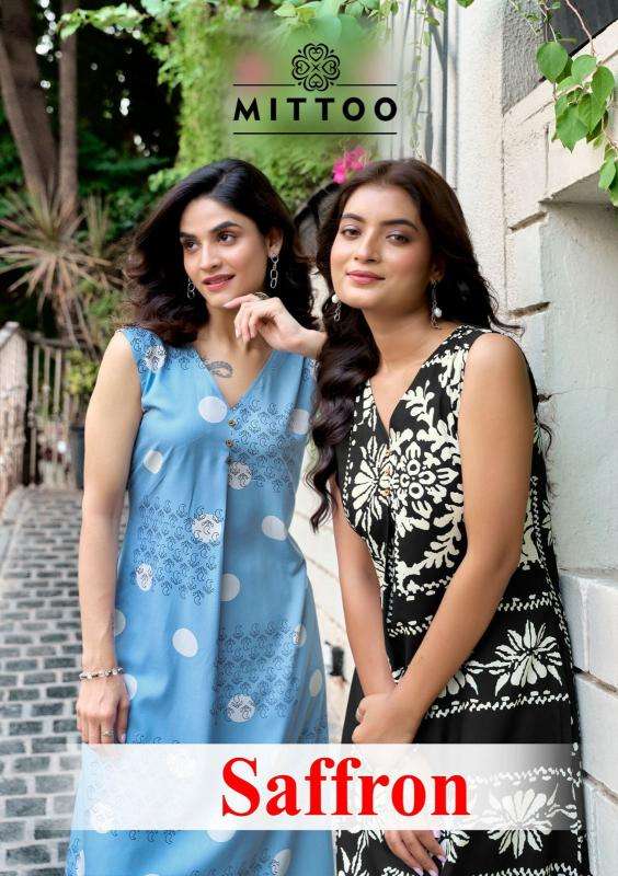 Mittoo saffron Kurtis in bulk