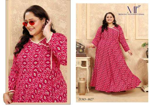 Moksh International big size vol 2 Designer Kurti wholesaler