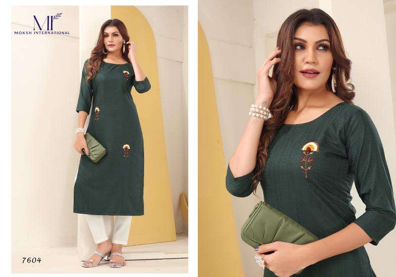 Moksh International diva vol 1 Wholesale kurti suppliers in kolkata