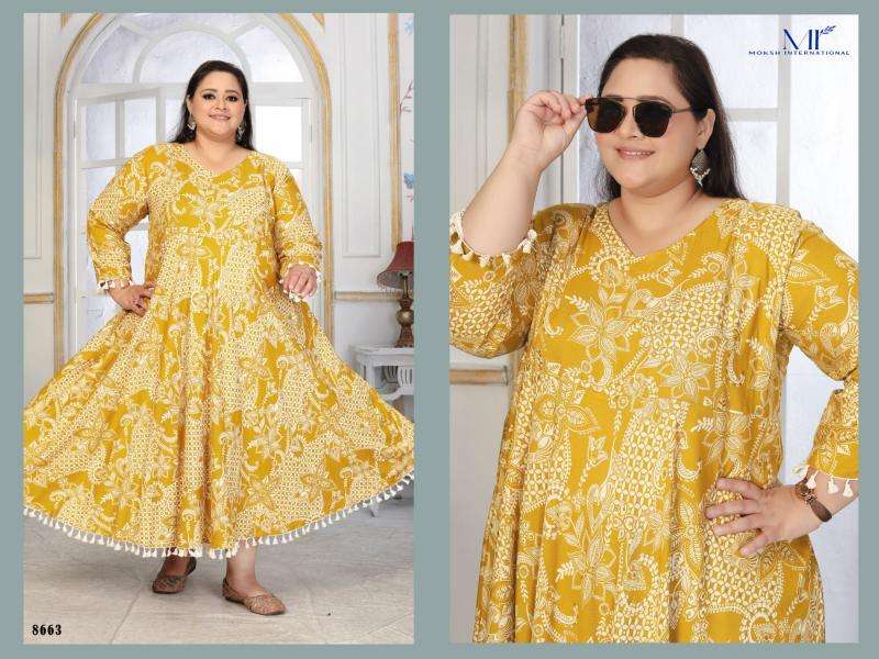 Moksh International plus size color vol- 2 Kurti wholesalers in Hydrabad