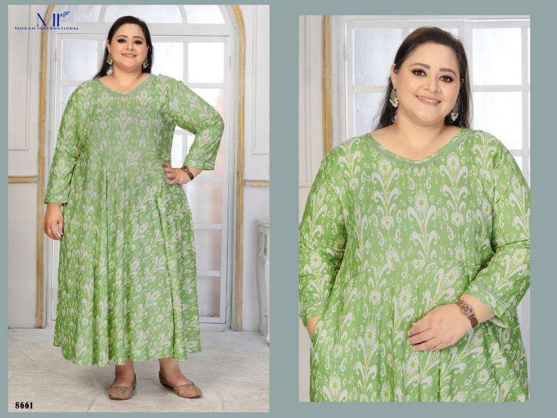 Moksh International plus size color vol- 2 Kurti wholesalers in Hydrabad