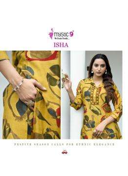 Mystic9 isha vol 2 Kurtis for boutique in Delhi