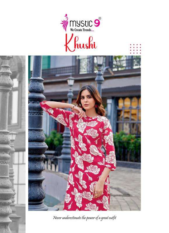 Mystic9 khushi vol 5 Kurti manufacturers in Kolkata