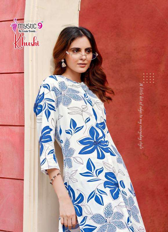 Mystic9 khushi vol 5 Kurti manufacturers in Kolkata