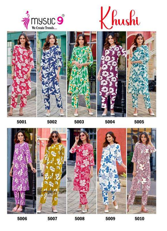 Mystic9 khushi vol 5 Kurti manufacturers in Kolkata