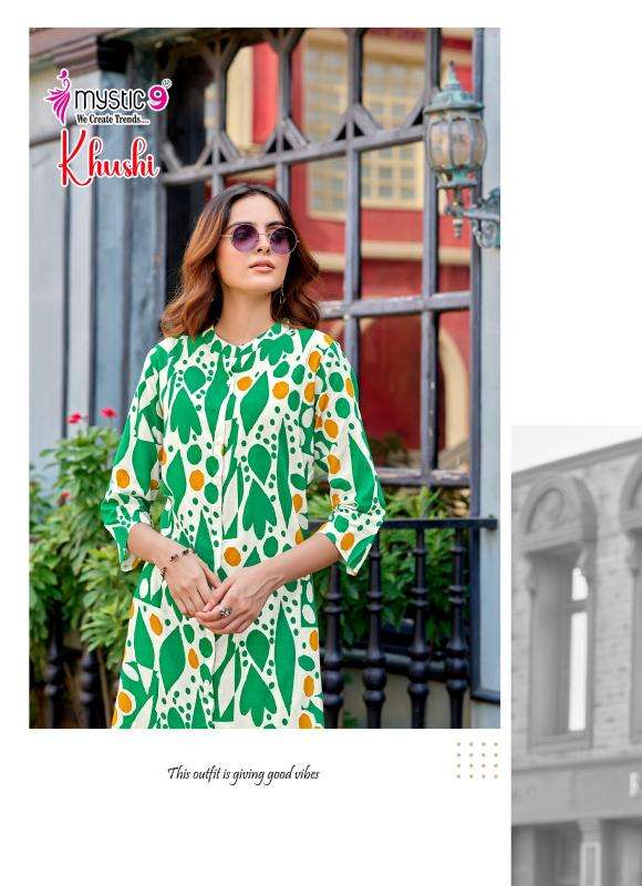 Mystic9 khushi vol 5 Kurti manufacturers in Kolkata