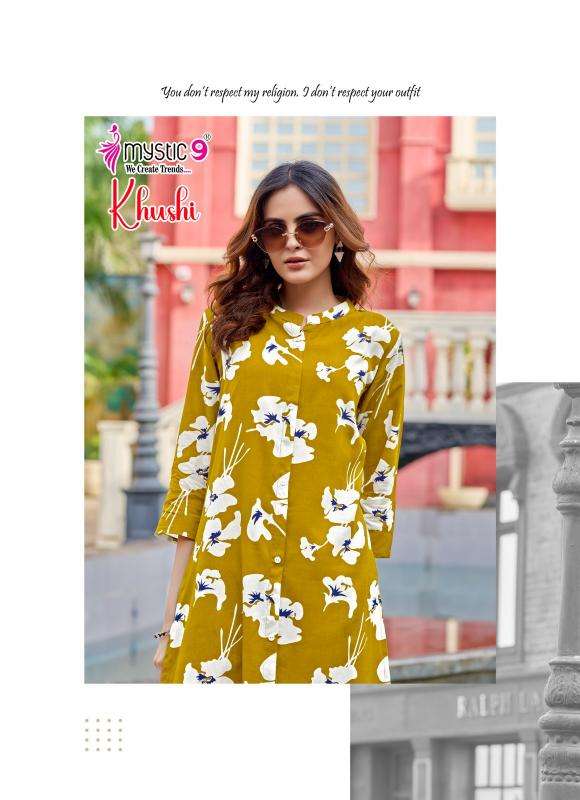 Mystic9 khushi vol 5 Kurti manufacturers in Kolkata