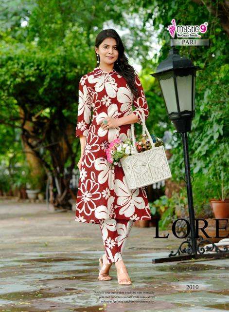 Mystic9 pari vol 2 coord set Wholesale kurti catalog