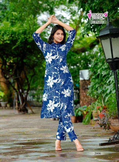 Mystic9 pari vol 2 coord set Wholesale kurti catalog
