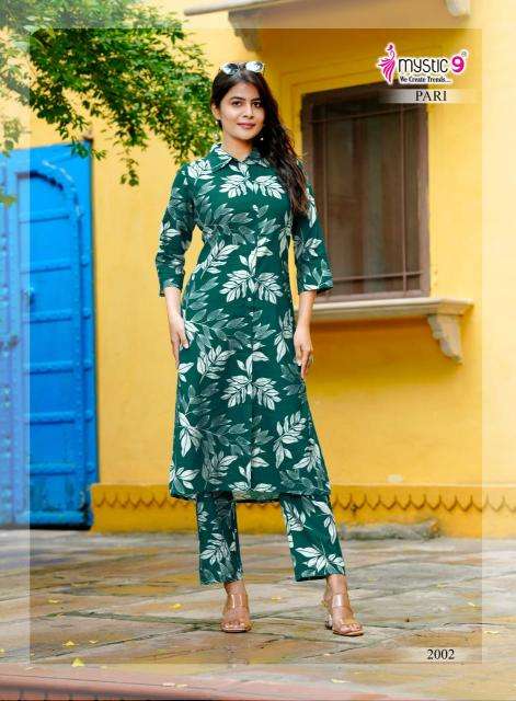 Mystic9 pari vol 2 coord set Wholesale kurti catalog