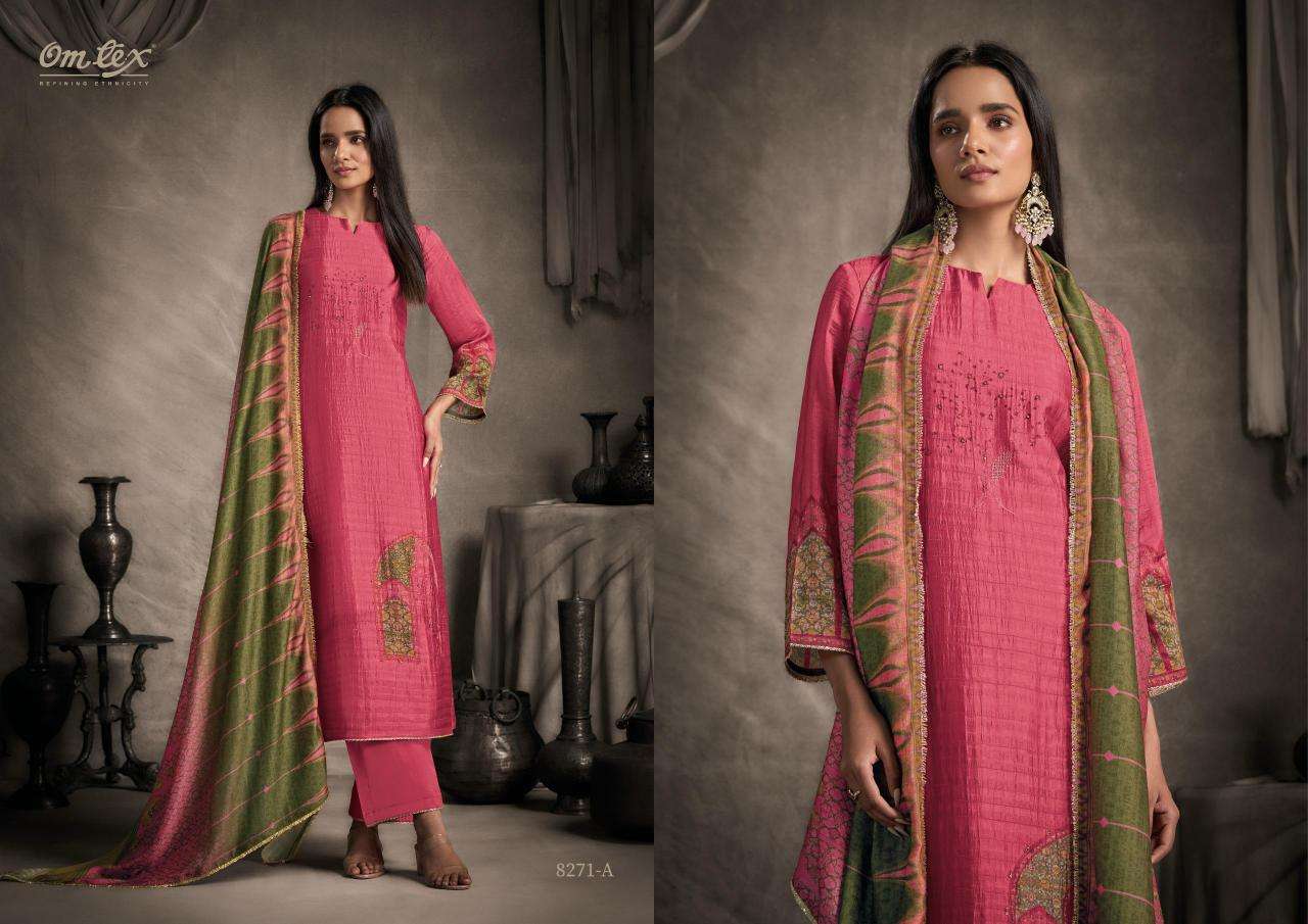 Omtex mithila Wholesale dress materials manufacturers in Gujarat