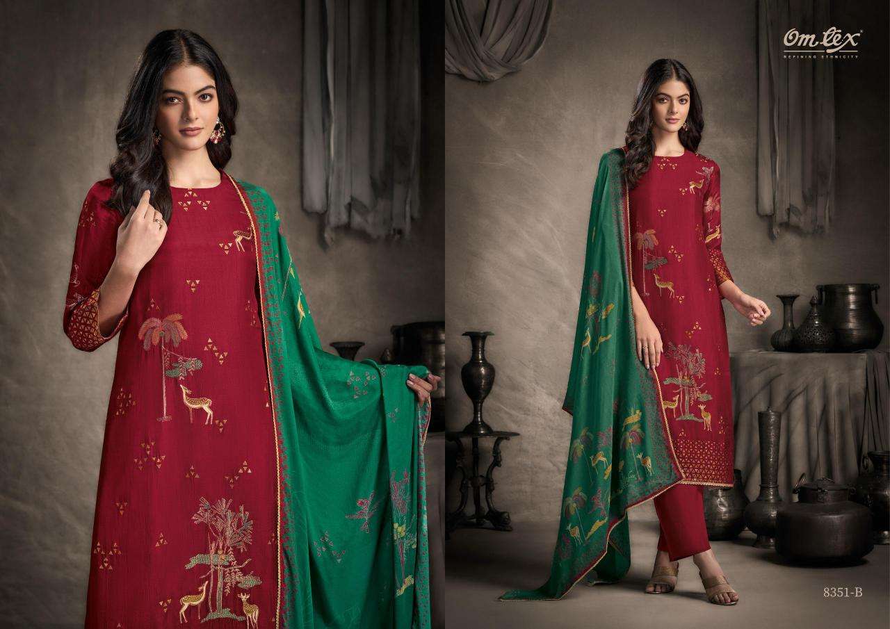Omtex pavika Wholesale dress materials for boutiques