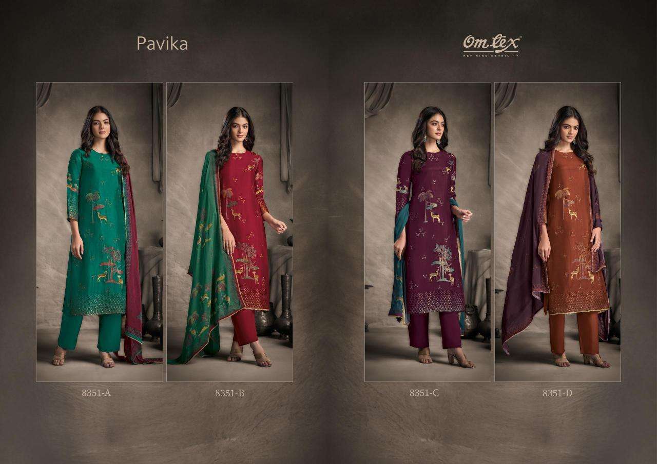 Omtex pavika Wholesale dress materials for boutiques