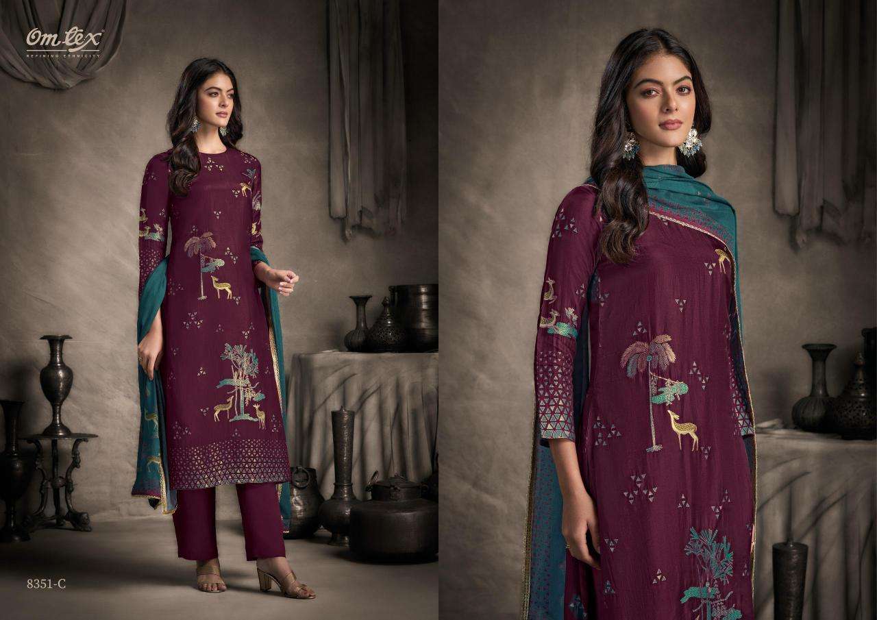 Omtex pavika Wholesale dress materials for boutiques