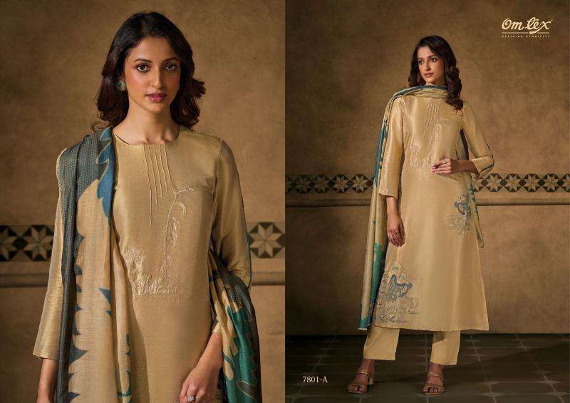 Omtex peacock threads Wholesale dress materials