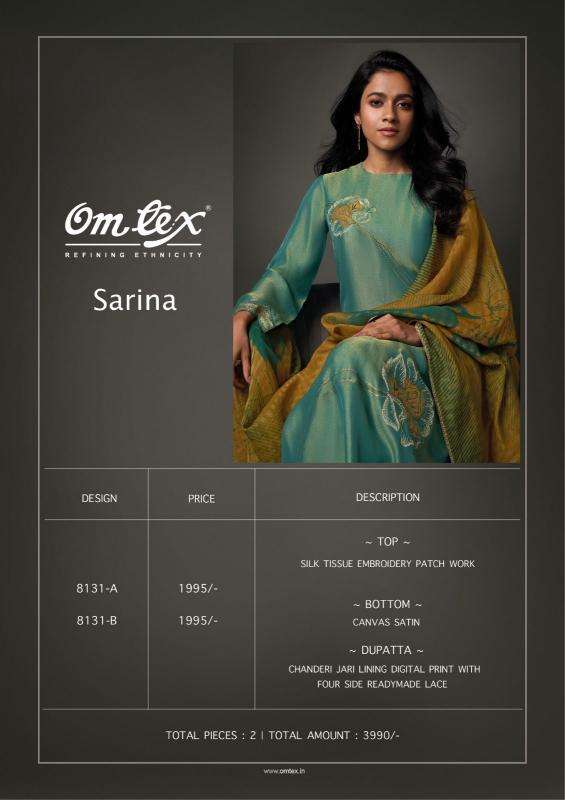 Omtex sarina Dress material online shopping