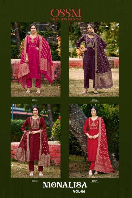 Ossm monalisa vol 6 Designer kurtis in Kolkata