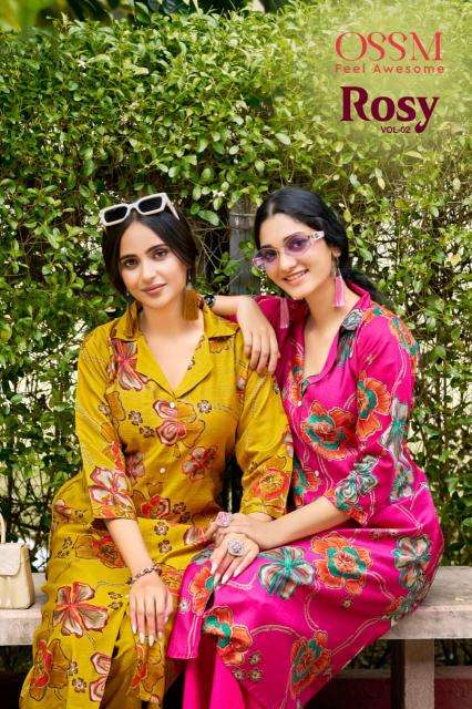 Ossm rosy vol 2 Designer kurtis wholesale