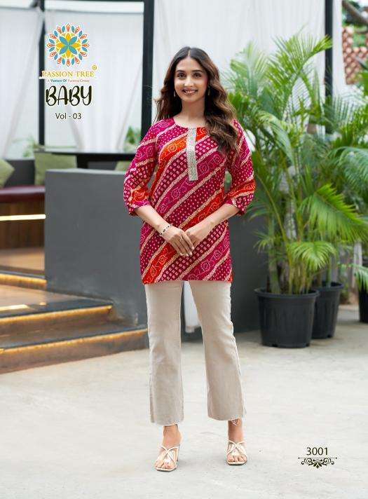 Passion tree baby vol 3 Ladies kurti manufacturers in Kolkata