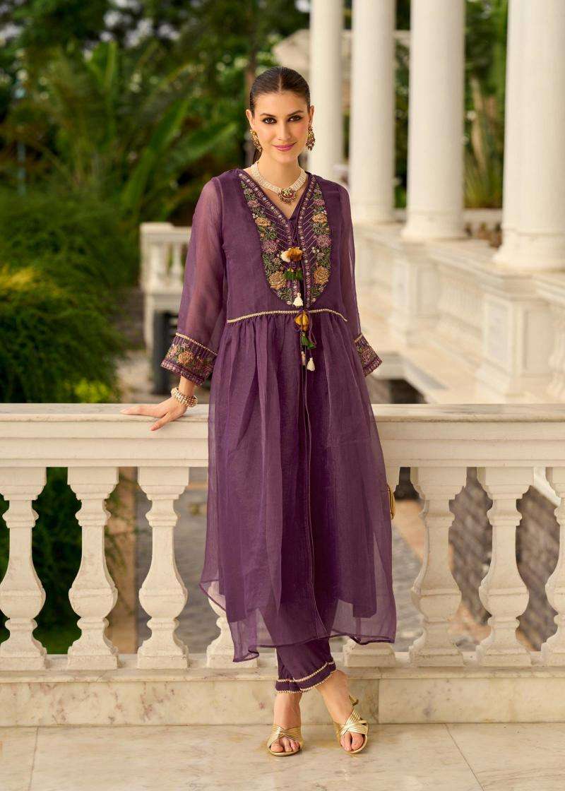 Prm Swara Organza With Embroidery Salwar suits supplier in Surat