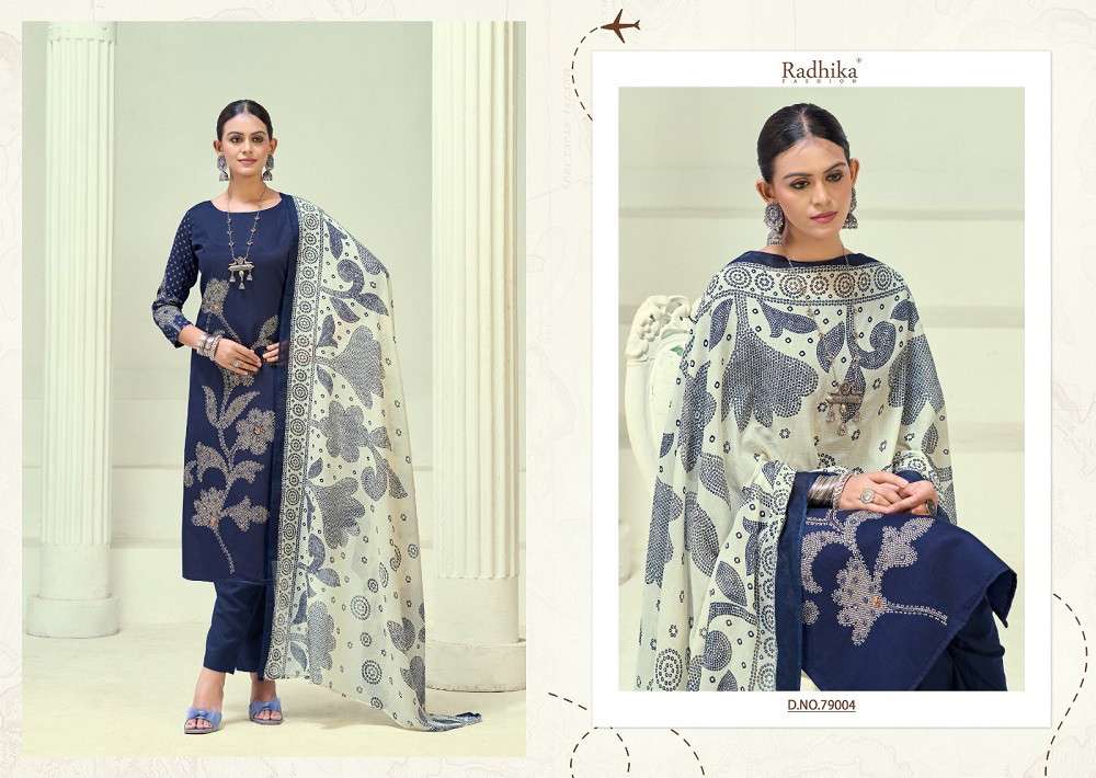 Radhika Azara Jivika Vol 5 dress materials Manufacturers in India