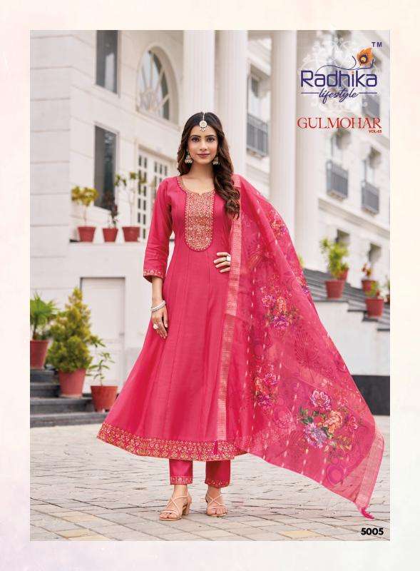 Radhika lifestyle gulmohar vol 5 Kurti supplier in Mumbai