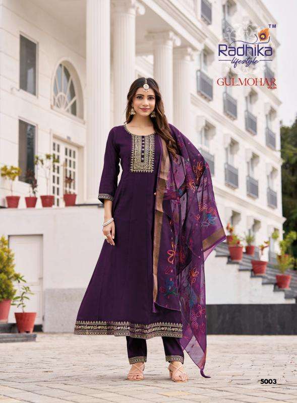 Radhika lifestyle gulmohar vol 5 Kurti supplier in Mumbai