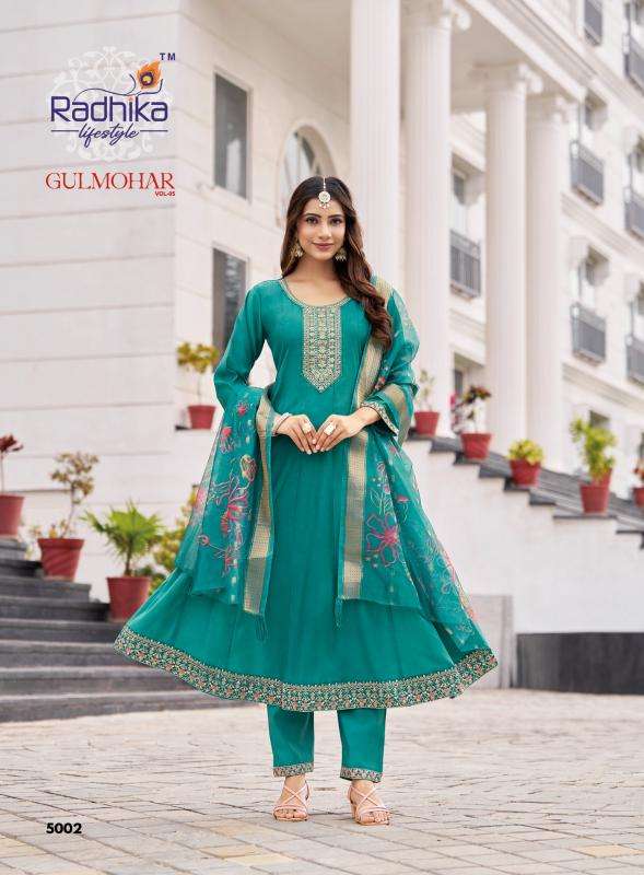 Radhika lifestyle gulmohar vol 5 Kurti supplier in Mumbai