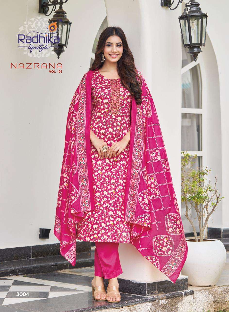 Radhika lifestyle nazrana vol 3 Kurti suppliers in Mumbai